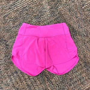 Sonic pink Speed Up High-Rise Lined Short 4"